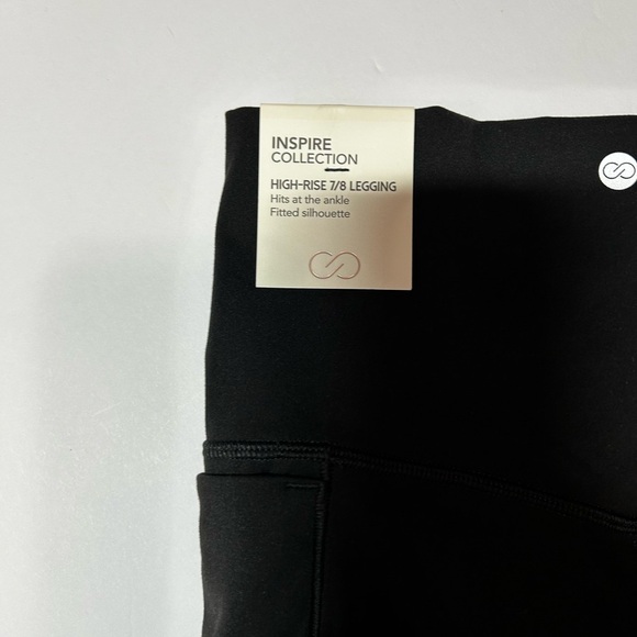 CALIA Women's Inspire High Rise 7/8 Legging-Pure Black - Picture 3 of 3